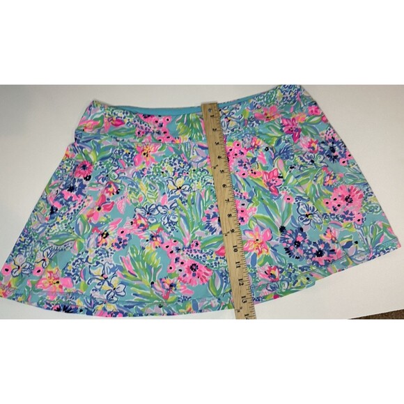 Lilly Pulitzer Aila Skort Amalfi Blue Alligator Isle UPF 50+ M - Picture 4 of 14